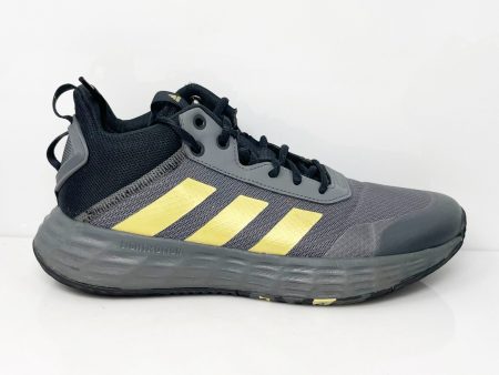 Adidas Mens Own The Game 2.0 GW5483 Gray Basketball Shoes Sneakers Size 8.5 on Sale