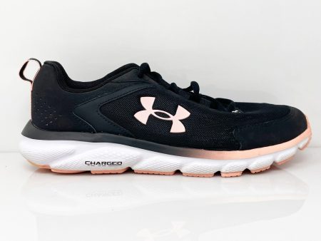 Under Armour Womens Charged Assert 9 3024591 Black Running Shoes Sneakers Sz 9.5 Online Sale