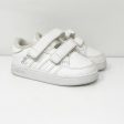 Adidas Boys Breaknet FZ0088 White Casual Shoes Sneakers Size 5 Discount