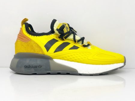 Adidas Boys Ninja X ZX 2K Boost FZ1887 Yellow Running Shoes Sneakers Size 5.5 on Sale