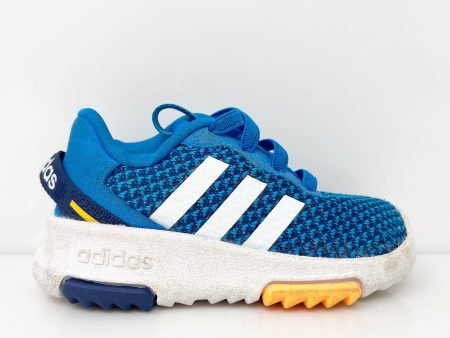 Adidas Boys Racer TR 2.0 GV7864 Blue Running Shoes Sneakers Size 4K Supply