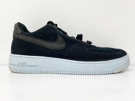 Nike Boys Air Force 1 Crater FK DH3375-100 Black Casual Shoes Sneakers Size 6.5Y Sale