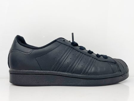 Adidas Boys Superstar FU7713 Black Casual Shoes Sneakers Size 5 For Sale