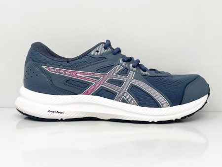 Asics Womens Gel Contend 8 1012B319 Gray Running Shoes Sneakers Size 9 W Discount