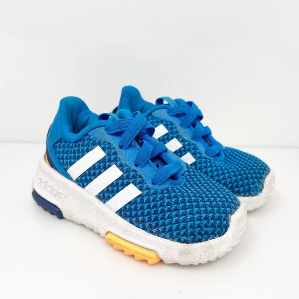 Adidas Boys Racer TR 2.0 GV7864 Blue Running Shoes Sneakers Size 4K Supply