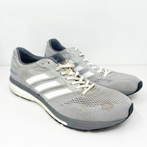 Adidas Womens Adizero Boston 7 AQ0199 Gray Running Shoes Sneakers Size 10 For Sale