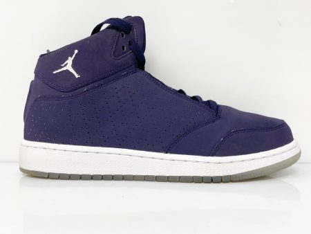 Nike Boys Air Jordan 1 Flight 5 881438-508 Purple Basketball Shoes Sneakers 6.5Y Sale