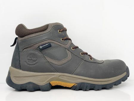 Timberland Boys Mt Maddsen A14IB Brown Waterproof Hiking Boots 5.5 Online now