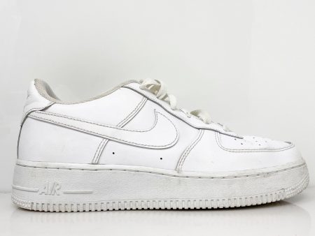 Nike Boys Air Force 1 314192-117 White Casual Shoes Sneakers Size 7Y Cheap