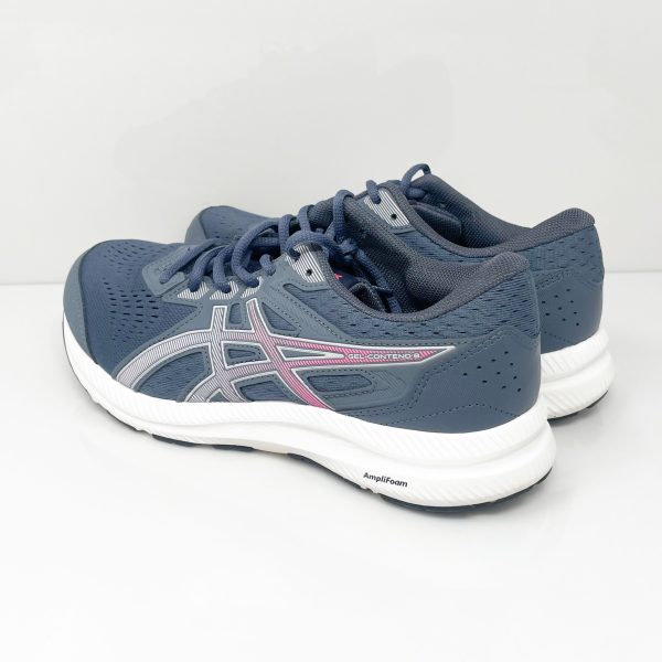 Asics Womens Gel Contend 8 1012B319 Gray Running Shoes Sneakers Size 9 W Discount