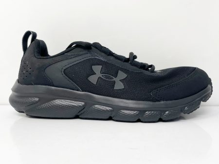 Under Armour Boys Assert 9 3024633-002 Black Running Shoes Sneakers Size 5Y Supply