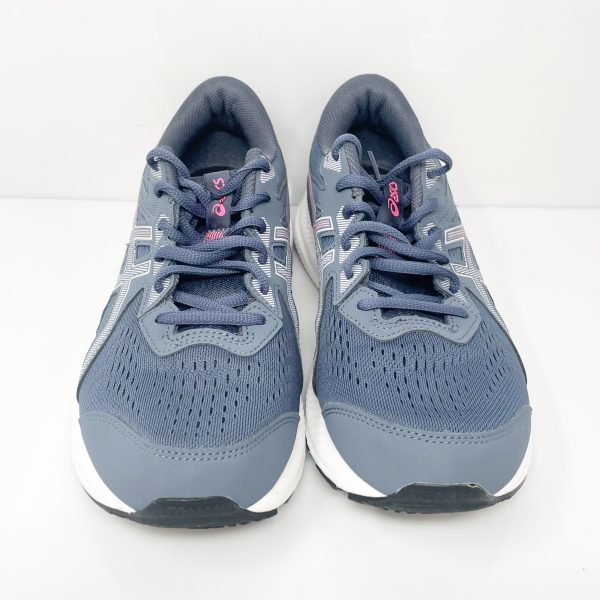 Asics Womens Gel Contend 8 1012B319 Gray Running Shoes Sneakers Size 9 W Discount