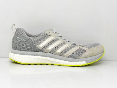 Adidas Womens Adizero Tempo 8 Gray Running Shoes Sneakers Size 7 For Sale