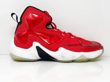 Nike Boys LeBron 13 808709-610 Red Basketball Shoes Sneakers Size 6Y Online Sale