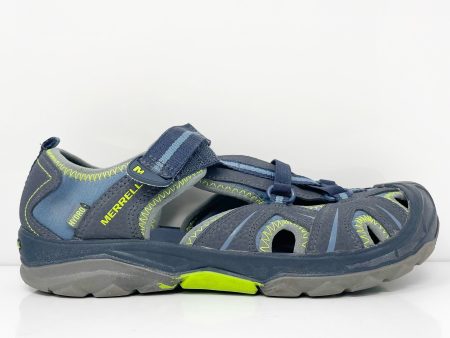 Merrell Boys Hydro MY53375 Blue Round Toe Hiking Sandal Size 6 M Online Hot Sale