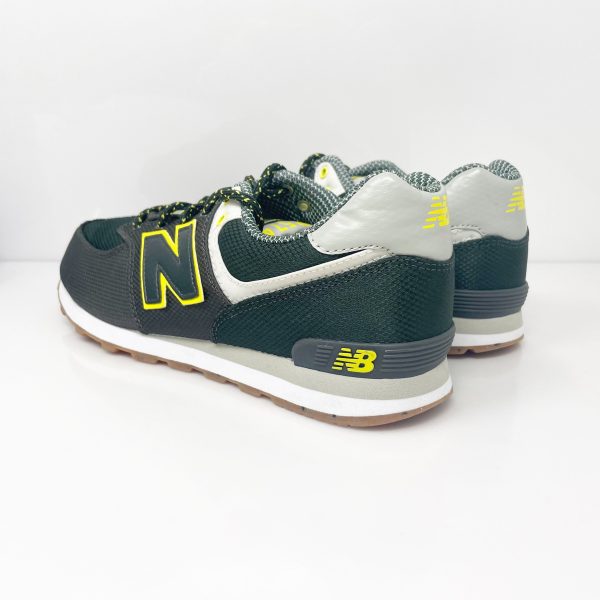 New Balance Boys 574 V8 KL574E8G Black Casual Shoes Sneakers Size 6 M For Discount